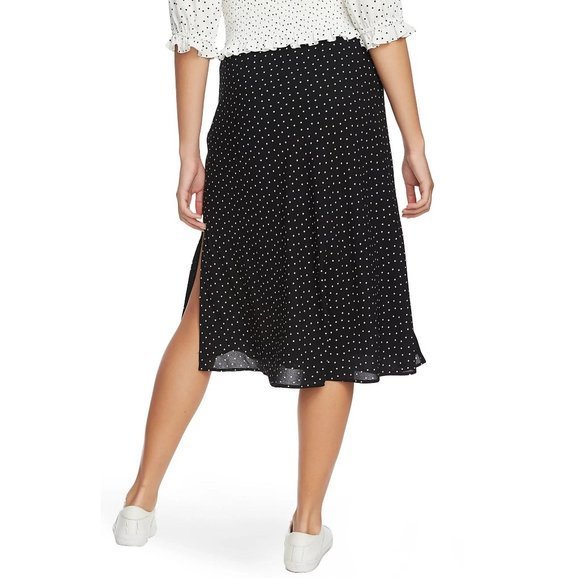 1. STATE Vintage Scatter Dot Side Slit Skirt - Size 14 - Picture 3 of 5